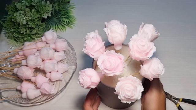 Собираю Букет В шляпной коробке из Роз Эквадор от формадела МыловарНН. Мыловарение.