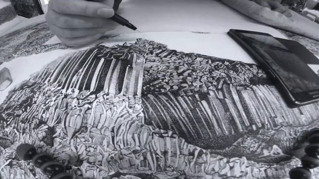 50"x75" ink on paper drawing by Jack the Flipper смотреть онлайн