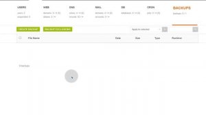 How To Delete Create and Download HestiaCP Server backup