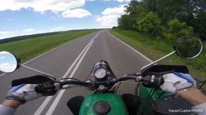 Максималка на мотоцикле Урал/Maximum speed on the Ural motorcycle