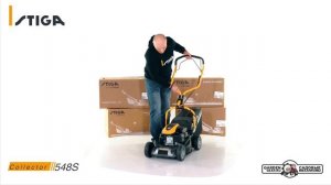 Обзор газонокосилки бензиновой Stiga Collector 548 S