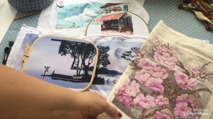 Вышивка крестом, процессы, покупки.