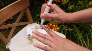 Лайфхак. Как дозаправить карандаш с маслом для ногтей с ниимом Dr.Hauschka