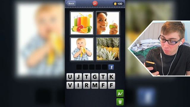 4 Pics 1 Word - HOW TO CHEAT - Part 2 (iPhone Gameplay Video / 4 Pics 1 Word Cheats) смотреть онлайн