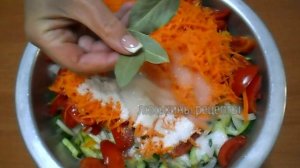 Как сделать САЛАТ на зиму "КУБАНСКИЙ" без стерилизации | Зимой даже пальчики оближешь! # 195