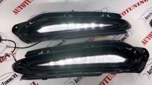 Туманки (ДХО) с поворотником Honda Vezel 2013-2018