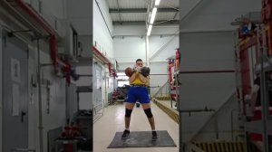 Толчок гирь 24 кг.5 минут