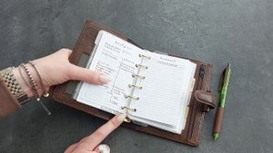 Моя система планирования в filofax pocket finsbury. @kukuruza_plans спасибо ?