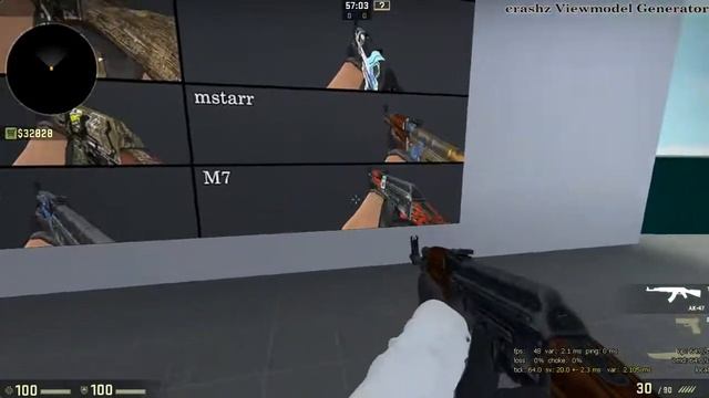 Как поменять дальность руки в Сs Go. смотреть онлайн