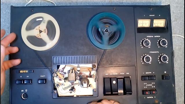 Магнитофон-приставка Эльфа-201-1-стерео.Обзор и мелкий ремонт. смотреть онлайн