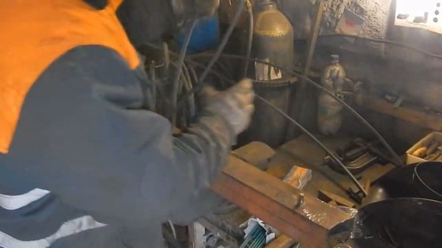 Стальной самодельный забор, своими руками.