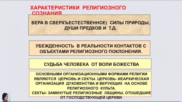 Роль религии в духовном совершенствовании общества