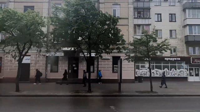Украина - Житомир, вид из окна маршрутки 37, в сторону "Глобал UA".
