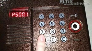 Домофон Eltis DP400-TD16. Смена заводского кода на вход в меню