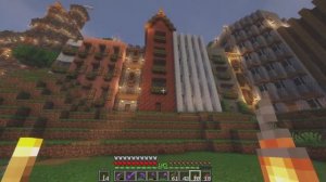 Выживание в Майнкрафте - Расслабляющий лонгплей, Многоквартирные дома. Minecraft.