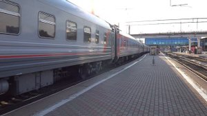 ЭП1М-532 с первым рейсом поезда №198 Санкт-Петербург — Имеретинский курорт.