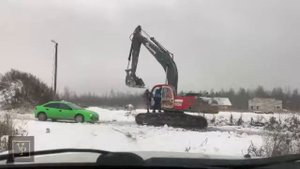 КРАШ ТЕСТ ТАЧКИ. ЭКСКАВАТОР СОШЁЛ С УМА. Будьте осторожны