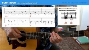 How to play "Surf Rider" from Pulp Fiction (acoustic)