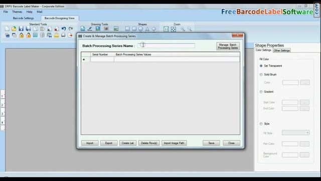 Barcode designing process of Databar code 128 Set A font