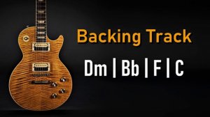 Rock Pop BACKING TRACK D Minor | Dm Bb F C | 87 BPM | Guitar Backing Track