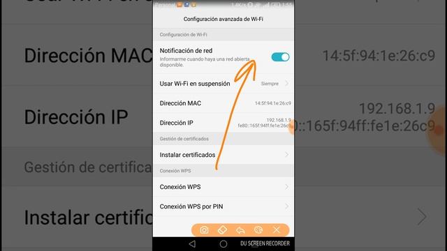 Conectar con Redes Wi-Fi, Ajuste y Configuración. Wi-Fi Direct. Huawei. Android 6, Marshmallow. смотреть онлайн