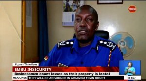 Region commander in Embu issues stern warning to criminals