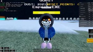 Roblox : Ultimate Au Showdown (Hyper dust sans showcase) Part 1.5