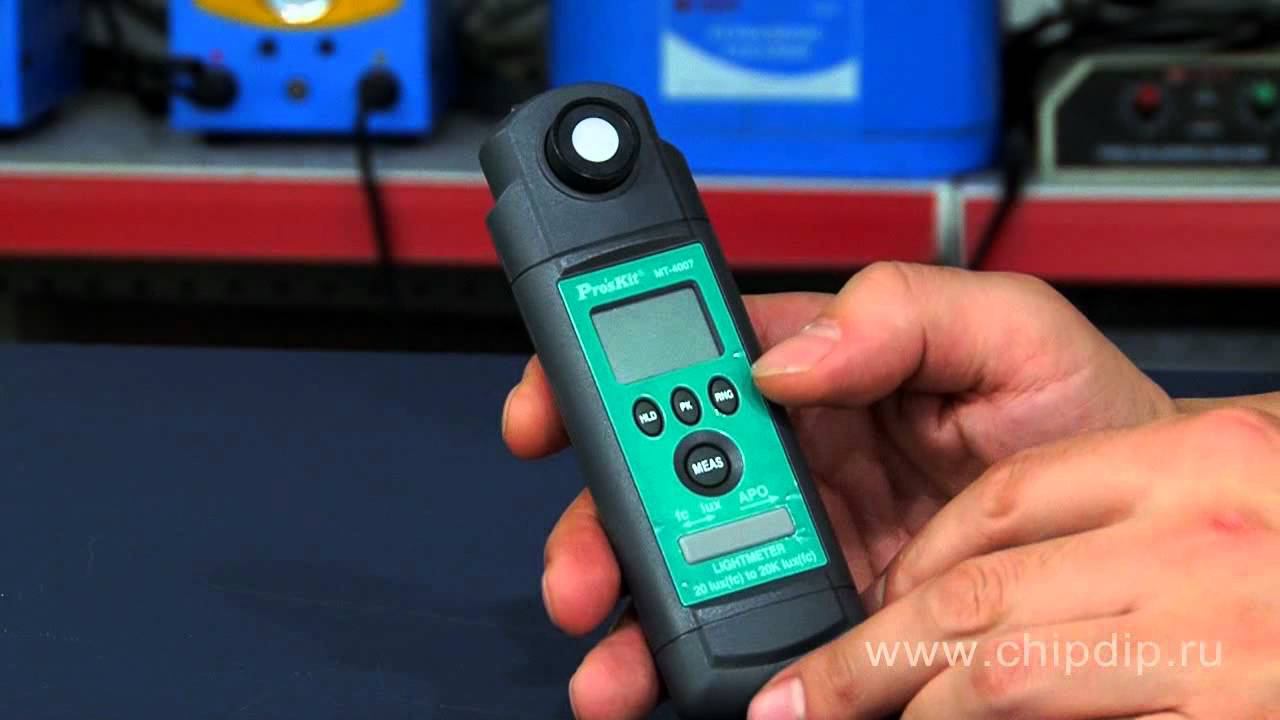 MT-4007 измеритель освещенности, люксметр