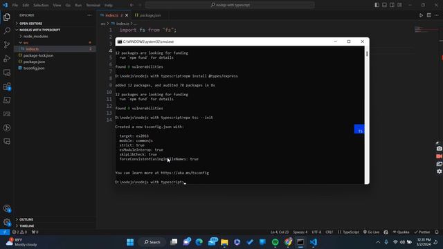 How to Setup Typescript in Node js смотреть онлайн
