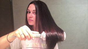 Styling and straightening with hair dryer | Укладка и Выпрямление волос феном.