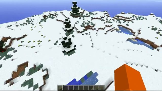 Minecraft PC 1.12.2 Large Snow Biome Seed смотреть онлайн