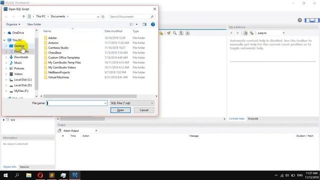 How To Import And Run SQL Script File In Mysql Workbench