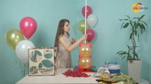 Искусство Аэродизайна. Урок №117. Наклонная стойка на основе плоской гирлянды.