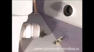 Установка напольного унитаза