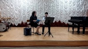 Нерушева О.А. Открытый урок в классе баяна