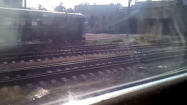 вид из окна подъезжаем на станцию ростов на дону поезд №144 Кисловодск-Москва