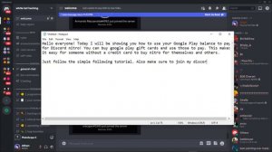 How to Pay For Discord Nitro With Google Play!