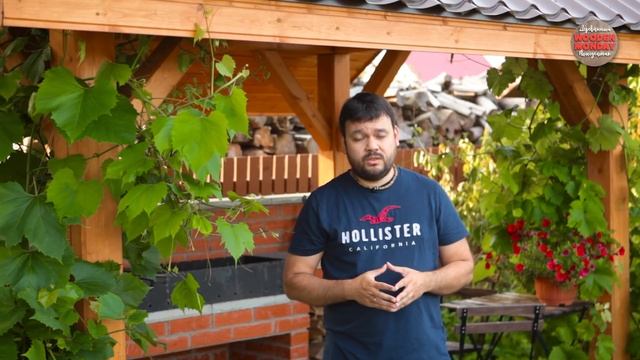 Навес для мангала, кирпичный стол и как разжечь угли с помощью стартеров. смотреть онлайн