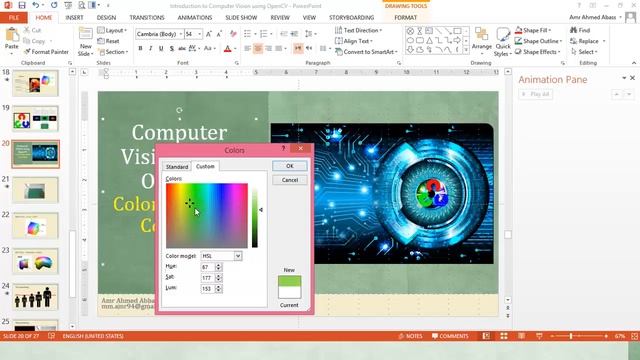 OpenCV tutorial 07 - Object Tracking Based on Color-Part 1 смотреть онлайн