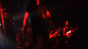 Ronnie Radke "Pole Dancing" During Falling In Reverse Concert