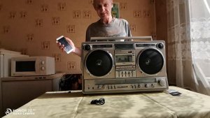 Блютуз колонка за 5 $ без танцев с бубнами из Раритетных Магнитол и Музыкальных  центров 80 годов..