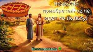 Нечестно приобретенное не идет на пользу! (притча)