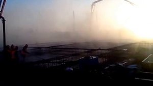 Отличная работа автобетононасосов