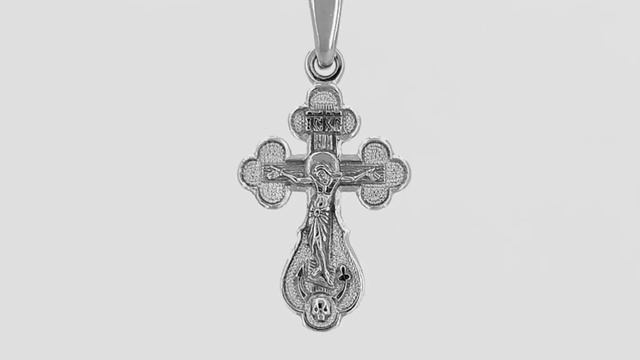 Крест нательный, серебро 925, Покрытие родий, Золотой Меркурий каталог. Арт. 5085р смотреть онлайн