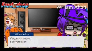 Afton family and fnaf 1 reaction to personal demons and our little horror story