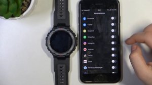 Amazfit T Rex Pro | Как включить уведомления на Amazfit T Rex Pro при подключении к айфону