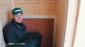 НЕБОЛЬШАЯ банька под ключ. Баня из бруса 3х4