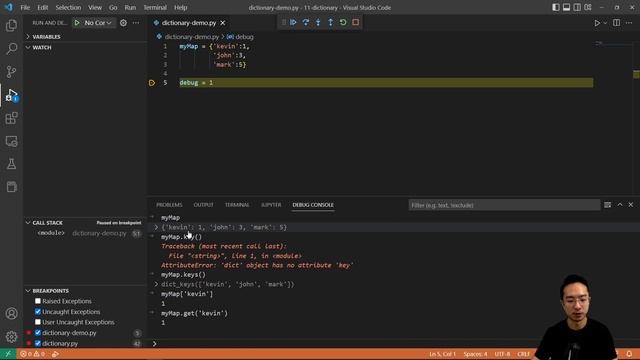 Python Dictionaries