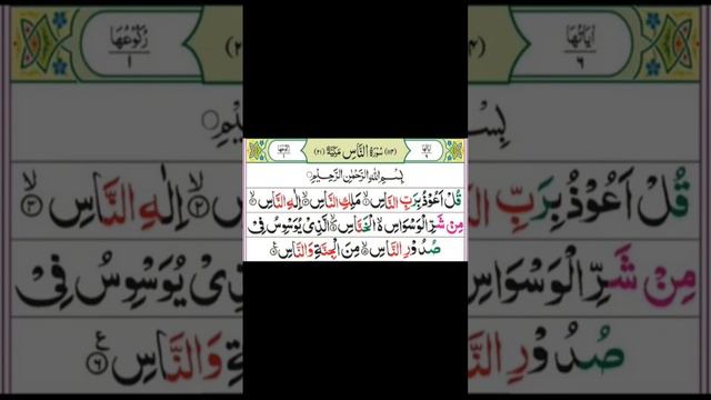 Surah An Nas #surat #ytviral