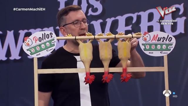 Carmen Machi, alucinada con "el pollo" que han montado 'Los Swingvergüenzas' - El Hormiguero 3.0 смотреть онлайн